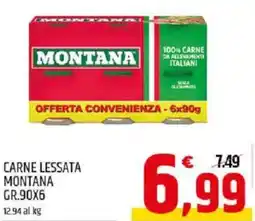 Ard Discount Carne lessata MONTANA offerta
