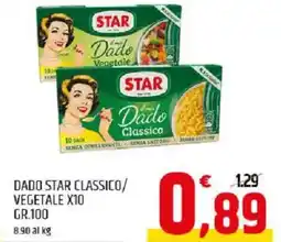 Ard Discount Dado star classico/ vegetale x10 offerta