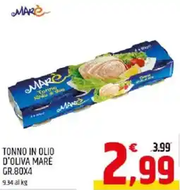 Ard Discount Tonno in oliq d'oliva MARÈ offerta