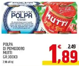Ard Discount Polpa di pomodoro MUTTI offerta