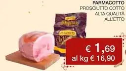 Coop Parmacotto prosciutto cotto alta qualità offerta