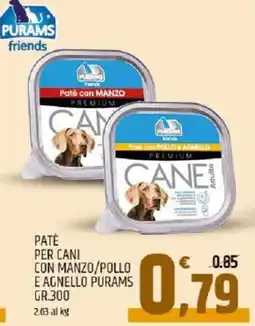 Ard Discount Cane! patè per cani con manzo/pollo e agnello PURAMS offerta