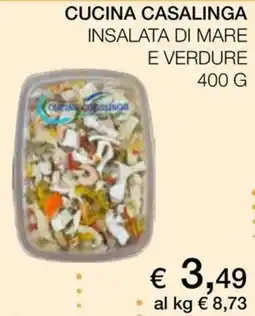 Coop Cucina casalinga insalata di mare e verdure offerta