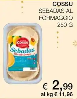 Coop Cossu sebadas al formaggio offerta