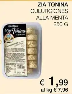 Coop Zia tonina culurgiones alla menta offerta