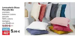 Carrefour Lenzuoleria Sfusa Percalle Bio offerta