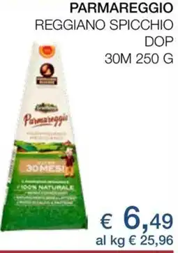Coop Parmareggio reggiano spicchio dop offerta