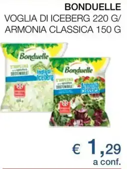 Coop Bonduelle voglia di iceberg/ armonia classica offerta