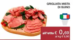 Coop Grigliata mista di suino offerta