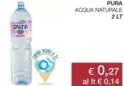 Coop Pura acqua naturale offerta