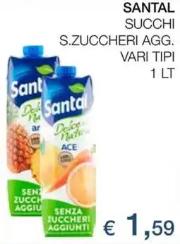 Coop Santal succhi s.zuccheri agg. offerta