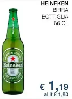 Coop Heineken birra bottiglia offerta