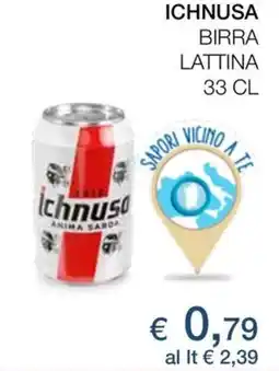 Coop Ichnusa birra lattina offerta