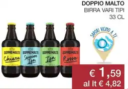 Coop Doppio malto birra offerta