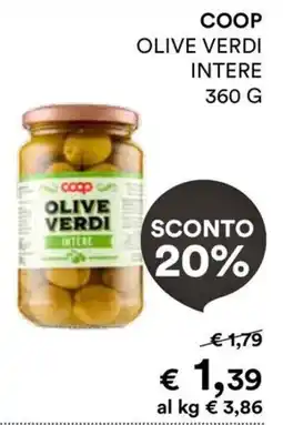 Coop Coop olive verdi intere offerta