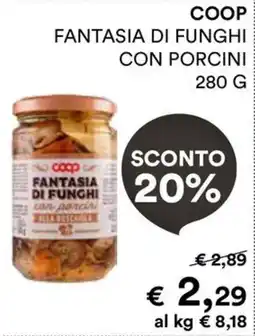 Coop Coop fantasia di funghi con porcini offerta