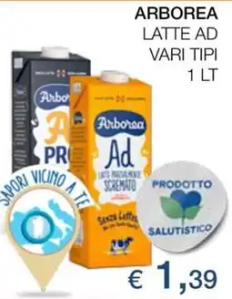 Coop Arborea latte ad offerta