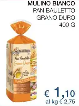 Coop Mulino bianco pan bauletto grano duro offerta