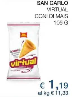 Coop San carlo virtual coni di mais offerta