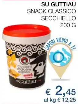 Coop Su guttiau snack classico secchiello offerta