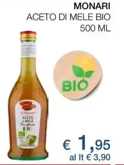 Coop Monari aceto di mele bio offerta