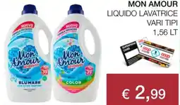 Coop Mon amour liquido lavatrice offerta