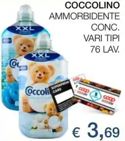 Coop Coccolino ammorbidente conc. offerta