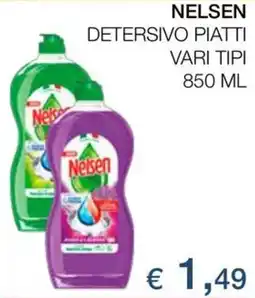 Coop Nelsen detersivo piatti offerta