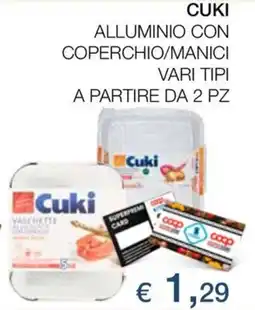 Coop Cuki alluminio con coperchio/manici offerta