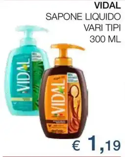 Coop Vidal sapone liquido offerta