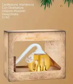 Famila Confezione Alambicco Con Distillatore Grappa Mazzetti Invecchiata offerta