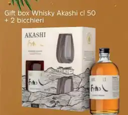 Famila Gift box Whisky Akashi offerta