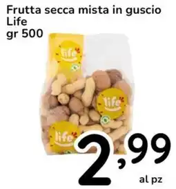 Famila Frutta secca mista in guscio Life offerta