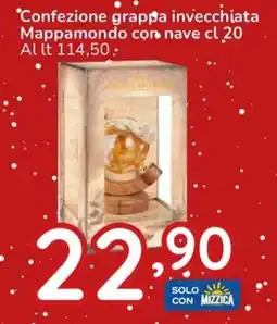 Famila *Confezione grappa invecchiata Mappamondo con nave offerta