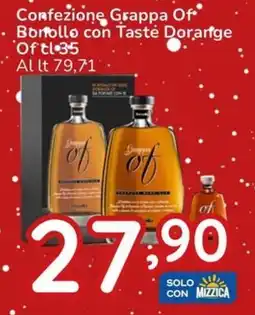 Famila Confezione Grappa Of Bortollo con Taste Dorarfge Of offerta