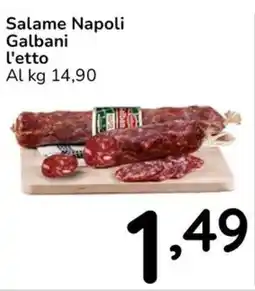 Famila Salame Napoli Galbani offerta