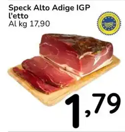 Famila Speck Alto Adige IGP offerta