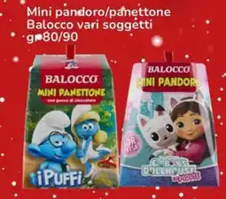 Famila Mini pandoro/panettone Balocco offerta