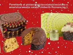 Famila Panettone al pistacchio/cioccolato/cioccolato e amaro/caramello salato Umberto Romano offerta