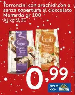 Famila Torroncini con arachidi con o senza copertura al cioccolato Monardo offerta