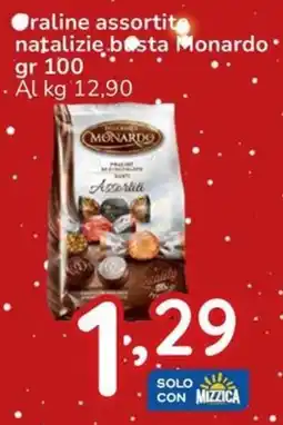 Famila Praline natalizie busta Monardo offerta