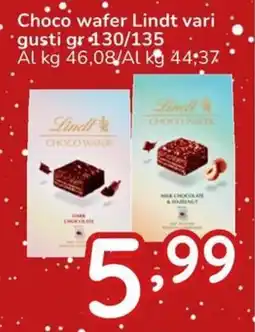 Famila Choco wafer Lindt offerta