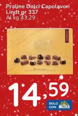Famila Praline Dolci Capolavori Lindt offerta