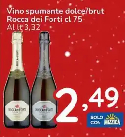 Famila Vino spumante dolce/brut Rocca dei Forti offerta
