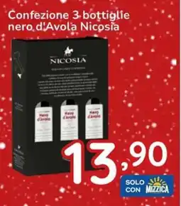 Famila Confezione 3-bottiglie nero d'Avola Nicosia offerta