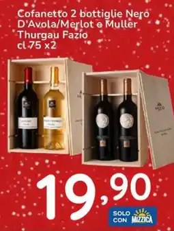 Famila Cofanetto 2 bottiglie Nero D'Avola/Merlot e Muller Thurgau Fazio offerta
