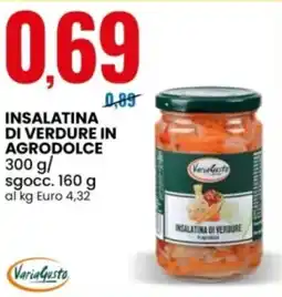 Eurospin Variagusto insalatina di verdure in agrodolce offerta