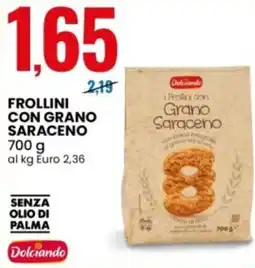 Eurospin Dolciando frollini con grano saraceno offerta