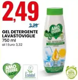 Eurospin Amo essere eco gel detergente lavastovicle offerta