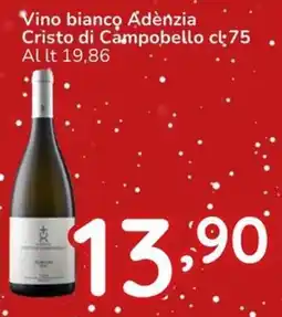 Famila Vino bianco Adènzia Cristo di Campobello offerta